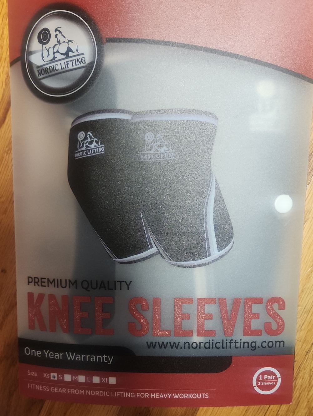 Men’s Black Knee Sleeves - Support & Compression, XS, NWT